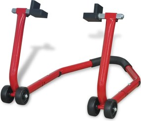 vidaXL Paddock Stand Πίσω Τροχού Μοτοσυκλέτας Κόκκινο