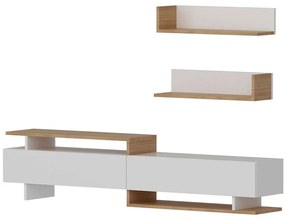 Σύνθεση Τηλεόρασης Ayaz 788DEC3031 180x37,4x40cm White-Teak