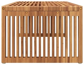 vidaXL Μικρό Τραπέζι Κήπου 90 x 49.7 x 36 εκ. Φτιαγμένο από Ξύλο Τικ