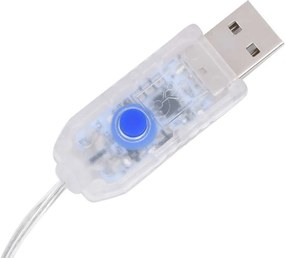vidaXL Χριστουγεννιάτικοι Τάρανδοι 2 τεμ. 80 LED Θερμό Λευκό Ακρυλικοί