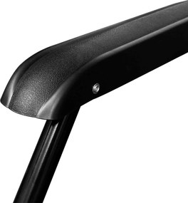 vidaXL Καρέκλα Κήπου Μαύρο ύφασμα