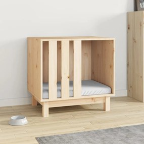 vidaXL Σπιτάκι Σκύλου 60 x 45 x 57 εκ. από Μασίφ Ξύλο Πεύκου