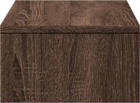 vidaXL Βάση Οθόνης με Συρτάρια Καφέ Δρυς 50x27x15 εκ. Επεξεργ. Ξύλο