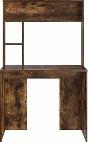 vidaXL Γραφείο Καπνιστό Δρύς 91 x 50 x 149 cm Επεξεργασμένο Ξύλο