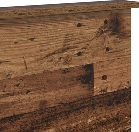 vidaXL Κεφαλάρι Παλιό ξύλο 138 x 7 x 100 εκ