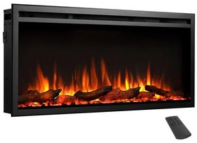 Έξυπνο Ηλεκτρικό Τζάκι Ένθετο 1500W Μαύρο Richen Insert 102 R-EF 286B Sieline-R-EF 286B-Μαύρο R-EF 286B