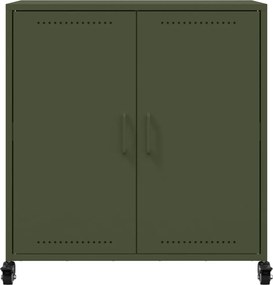 vidaXL Ντουλάπι Πράσινο Λαδί 68x39x72 εκ. από Ατσάλι