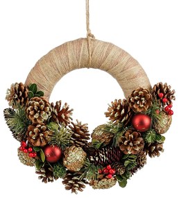 Χριστουγεννιάτικο Στεφάνι (Φ34) Edelman Eton Red 1180497