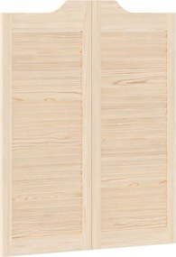 vidaXL Πόρτες Swing Φυσικό 100 x 40 cm Μασίφ Ξύλο Πεύκου