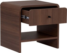 Κομοδίνο Milano Καρυδί LEDIE 45x40x45