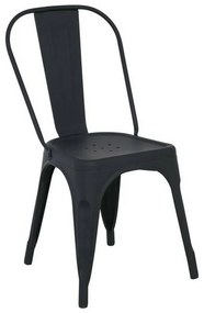 Καρέκλα Relix Black Matte High Ε5191,1ΜW 45x49x85cm Metal
