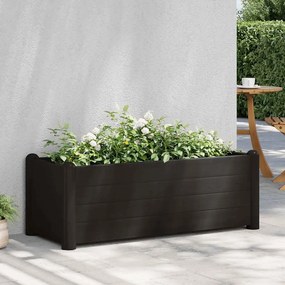 vidaXL Ζαρντινιέρα Υπερυψωμένη Ανθρακί 100x43x35 εκ. Πολυπροπυλένιο