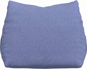 vidaXL Μαξιλάρι Πλάτης Μπλε τζην 45 x 20 x 35 εκ. ύφασμα