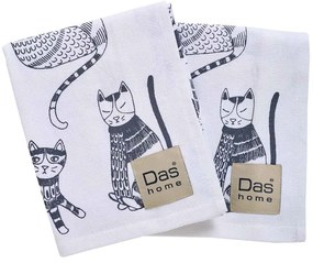 Ποτηρόπανα (Σετ 2τμχ) Das Home Kitchen 0735