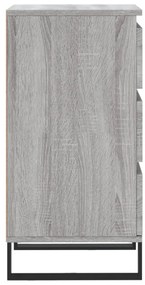 vidaXL Συρταριέρα Γκρι Sonoma 40 x 35 x 70 εκ. από Επεξεργασμένο Ξύλο