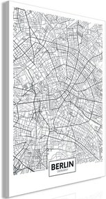 Πίνακας - Map of Berlin (1 Part) Vertical - 60x90