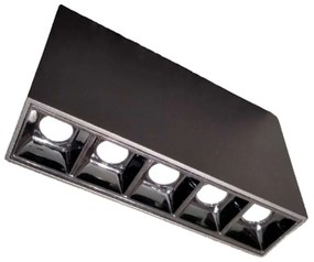 Φωτιστικό Οροφής - Σποτ Aden 4287400 13,7x3,8x6,6cm Led 794lm 16W 3000K Black Viokef