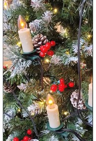 Χριστουγεννιάτικο στεφάνι Home ESPRIT Λευκό PVC Ελάφι Χριστουγέννων