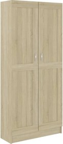 vidaXL Βιβλιοθήκη Χρώμα Sonoma Δρυς 82,5x30,5x185,5 εκ. Επεξ. Ξύλο