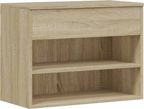 vidaXL Παπουτσοθήκη Sonoma Δρυς 60 x 30 x 45 εκ. από Επεξ. Ξύλο