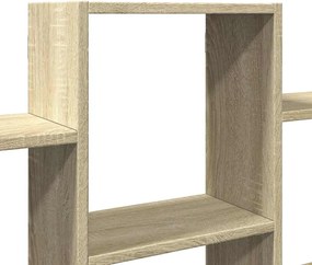 vidaXL Ραφιέρα Τοίχου Sonoma Δρυς 159x18x66 εκ. από Επεξεργ. Ξύλο