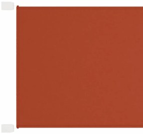 vidaXL Τέντα Κάθετη Τερακότα 100 x 420 εκ. από Ύφασμα Oxford