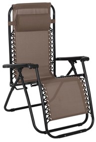 Καρέκλα - Πολυθρόνα RELAX COMPANION C5095.14 Μαύρο Μέταλλο με Σαμπανί Textiline 67x145x110Υεκ. 2αδα 67x145x110 εκ.