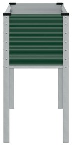 vidaXL Ζαρντινιέρα Κήπου Πράσινη 100x45x90 εκ. από Ατσάλι