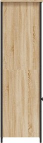 vidaXL Ντουλάπι Sonoma Δρυς 62x36x121,5 εκ. από Επεξεργασμένο Ξύλο