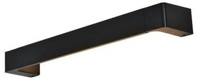 Απλίκα Φωτιστικό Τοίχου LED 12W 3000K Αλουμινίου 60Χ6,4Χ10,5CM FOGA ACA-ZD810412LEDBK-Μαύρο ZD810412LEDBK