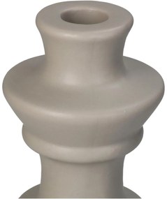 Κηροπήγιο ArteLibre Μπεζ Κεραμικό 8x8x24cm