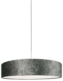 Φωτιστικό Οροφής Croco IV 8948 Grey Nowodvorski Μέταλλο,Ύφασμα