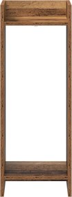 vidaXL Βάση φυτών 2 τεμ. Παλαιωμένο ξύλο 30 x 30 x 80 cm