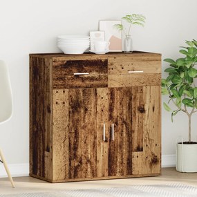 vidaXL Πλαϊνό γραφείο Παλιό ξύλο 79 x 38 x 80 εκ Επεξεργασμένο ξύλο