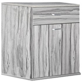 Κομοδίνο ArteLibre MILLE Γκρι Μοριοσανίδα/Μελαμίνη 40x40x60cm-14370079