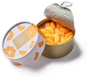 Αρωματικό Φυτικό Κερί Γκουρμέ Σε Κονσέρβα Peeled Tangerines Candle Hand Vegetable Candle