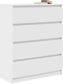 vidaXL Sideboard Λευκό 80x35x99 cm Κατασκευασμένο ξύλο