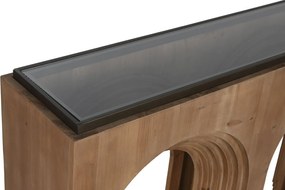 Έπιπλο Εισόδου Home ESPRIT Καφέ Μαύρο 122 x 30 x 80 cm