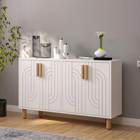 Μπουφές Λευκό RODNEY 120x29,6x73,6