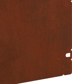 vidaXL Περιγράμματα γκαζόν 10 pcs 103 x 0,05 x 22 εκ Σκ rusty