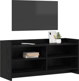 vidaXL Ντουλάπι TV 100 x 33 x 47 εκ Μαύρη Δρυς Επεξεργασμένο Ξύλο