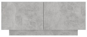 vidaXL Κομοδίνο Γκρι Σκυροδέματος 100 x 35 x 40 εκ. από Μοριοσανίδα