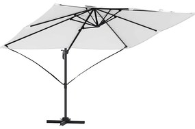 vidaXL Καναδέζικη Ρωμαϊκή Πέργολα Μπεζ, Μαύρο 352 x 251 x 260 εκ.