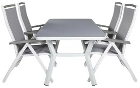 Σετ Τραπέζι και καρέκλες Dallas 2984, Spraystone, Ύφασμα | Epipla1.gr