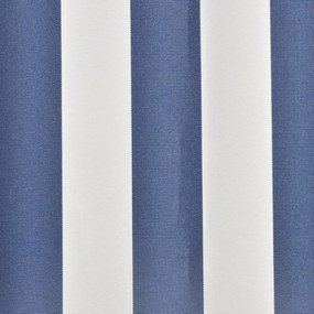 Τεντόπανο Μπλε &amp; Λευκό 4 x 3 μ. Καραβόπανο (Χωρίς Πλαίσιο) - Μπλε