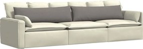 vidaXL Μαξιλάρι Καναπέ 2 pcs Taupe 145 x 40 εκ. ύφασμα