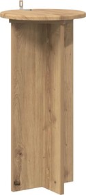 vidaXL Βάση φυτών 2 τεμ. Artisan Δρυς 29,5 x 29,5 x 60 εκ.