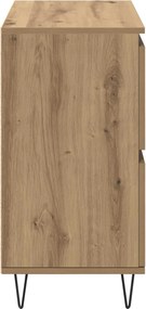 vidaXL Πλαϊνό γραφείο Artisan Oak 60 x 35 x 70 cm