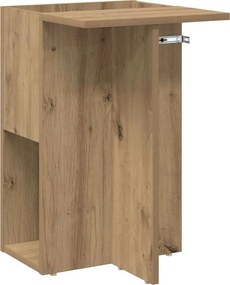 vidaXL End Table Artisan Oak 35 x 40 x 55 εκ. Επεξεργασμένο ξύλο