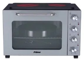 Primo PREO-40387 Ηλεκτρικό Φουρνάκι 50lt με 2 Εστίες και Αέρα